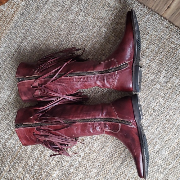 Bedstu leather fringe boots - Picture 4 of 14